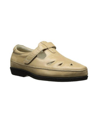PROPET Women's Ladybug T-strap Walking Shoe in oyster - women's flats