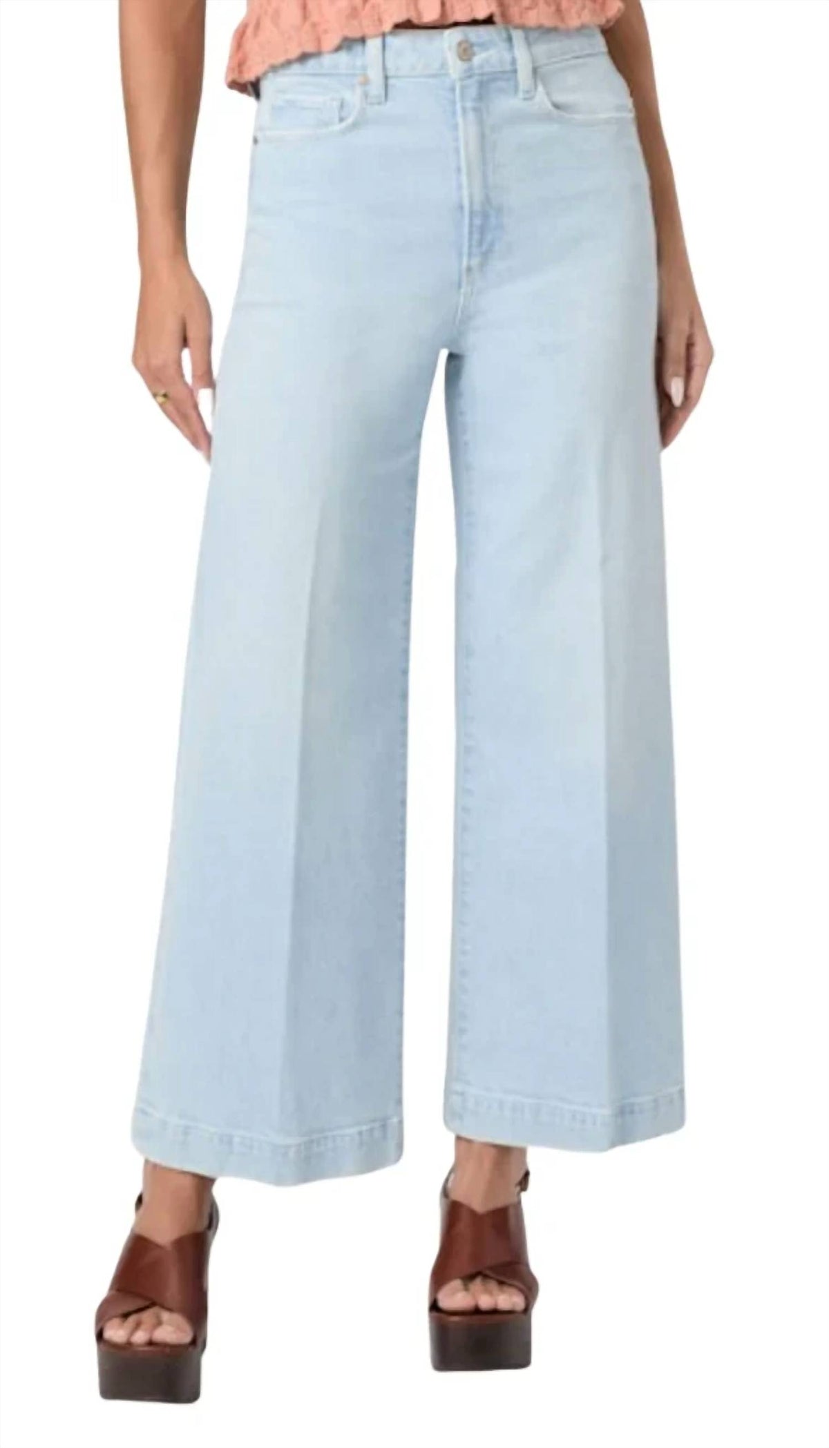 Paige - Harper Ankle High Rise Wide Leg Jeans