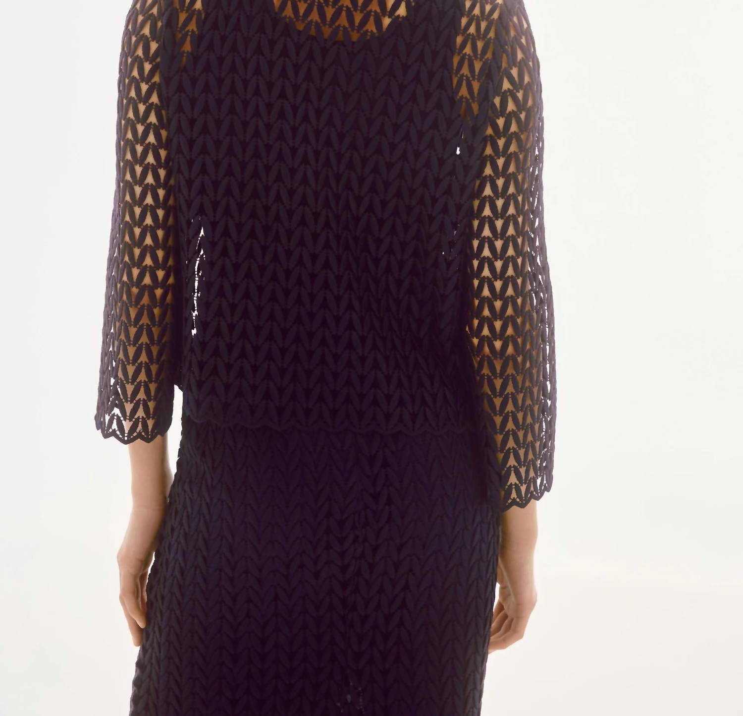 Joseph Ribkoff - Guipure Lace Twin Set Jacket