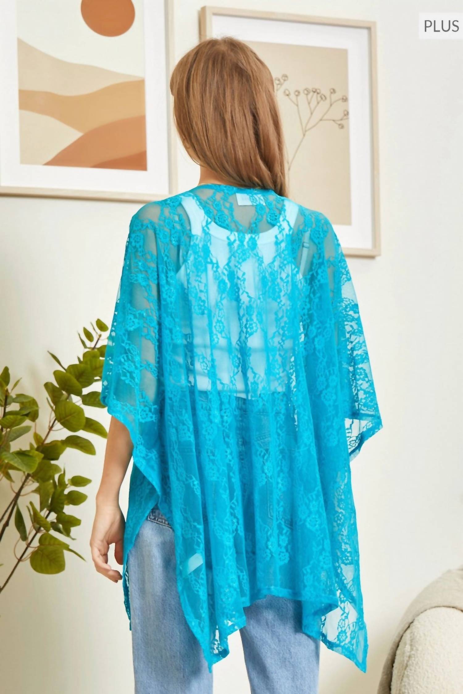 Andree By Unit - Embroidery Kimono - Plus