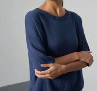 Bibi - Lisa Boxy Knitted Top