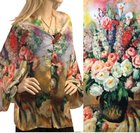 Magic Scarf - Sunset Floral Shawl