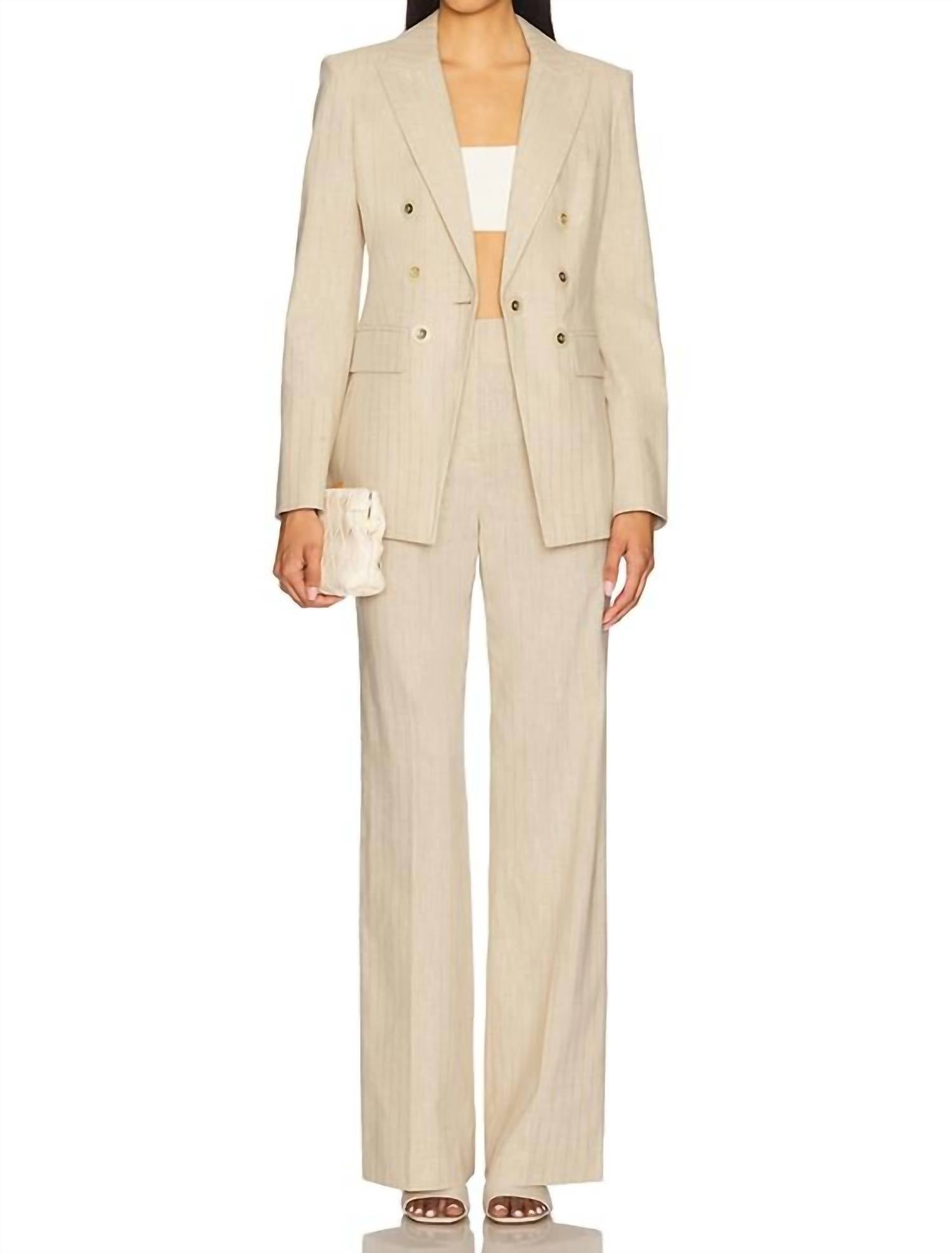 Veronica Beard - Jude Straight Leg Pants