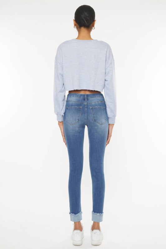 Kancan - Gemma Mid Rise Ankle Skinny Jean