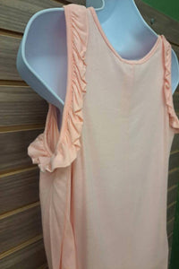 Sweet Claire - Women's Cold Shoulder Ruffle Sleeve Top