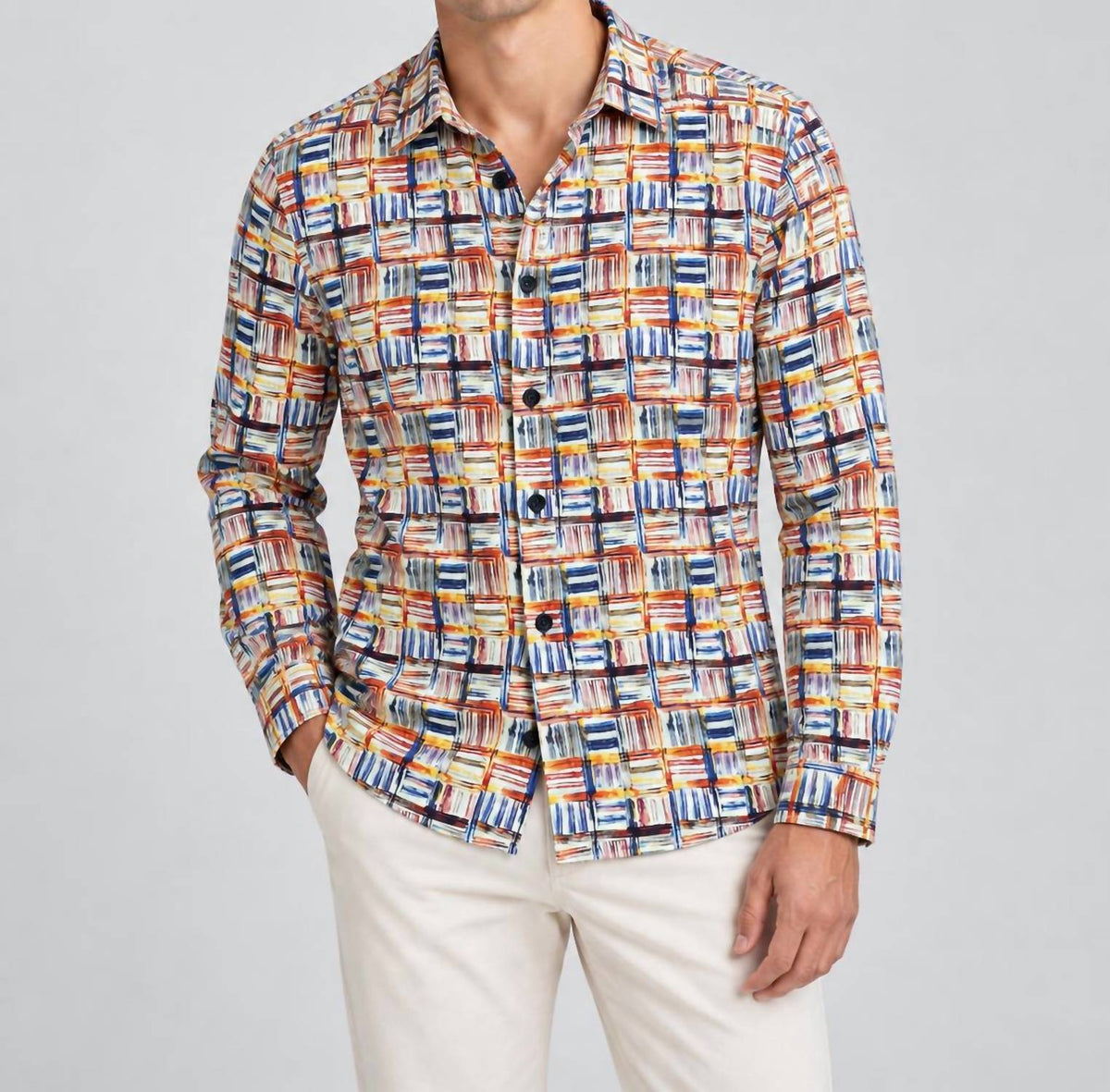 Luchiano Visconti - Button Up Long Sleeve Shirt