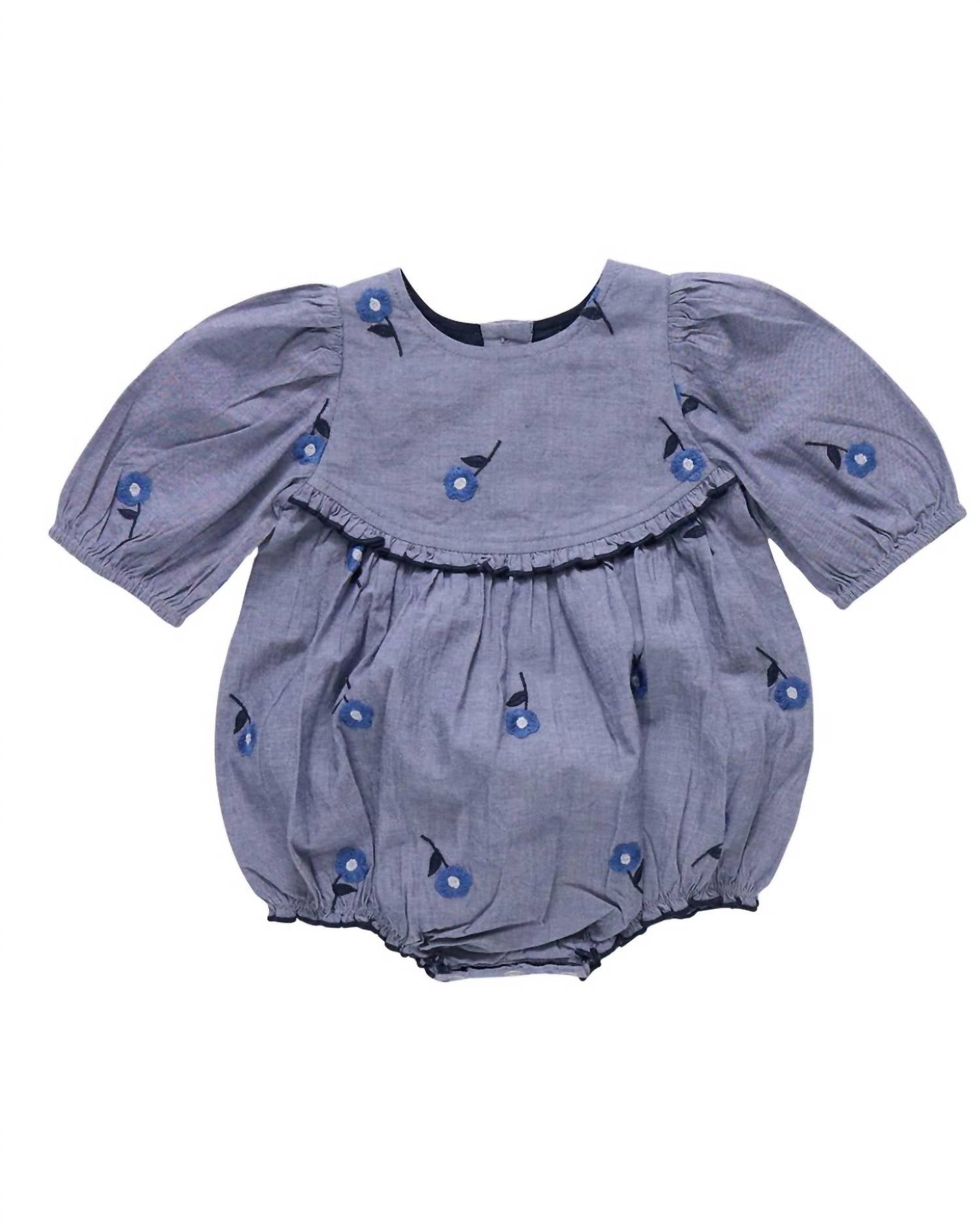 Pink Chicken - Baby Girls Rowan Bubble Romper
