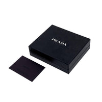 Prada - Women's Ribbon Saffiano Metallic Leather Trifold Wallet