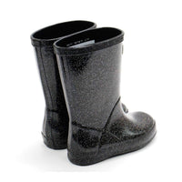 HUNTER Boys First Starcloud Rain Boots in black multi - kids' shoe - detail view