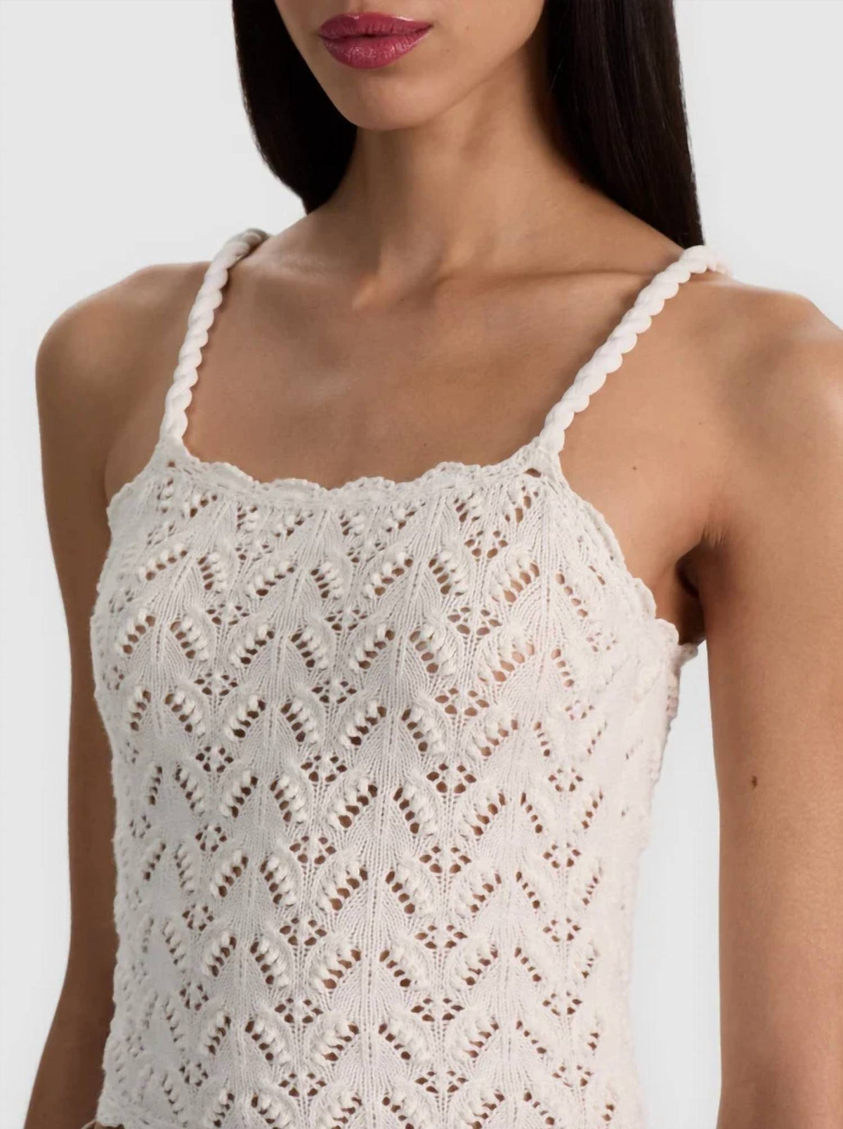 Alice + Olivia - Sid Crochet Tank Top