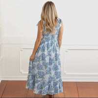 8 Oak Lane - Stem Tie Top Smocked Dress
