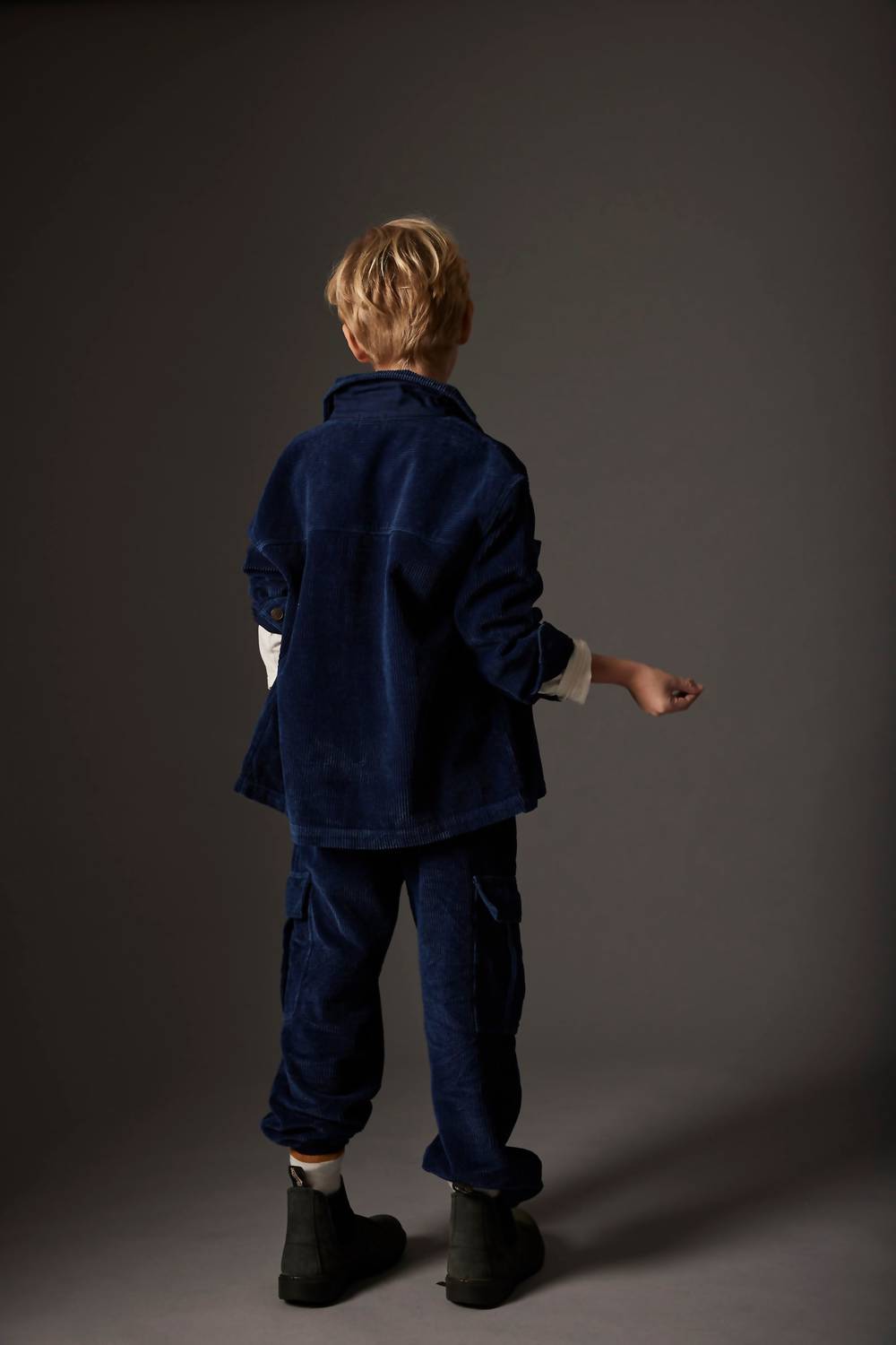 Cozmo - Boys' Denim Corduroy Cargo Pants