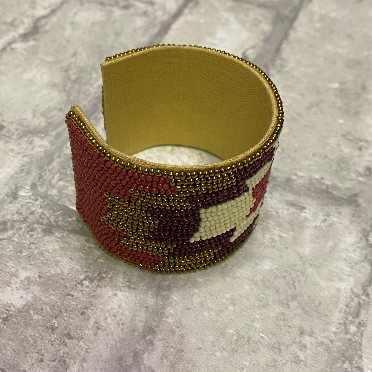 Panache - Women's Tribal Seed Bead Cuff Bracelet