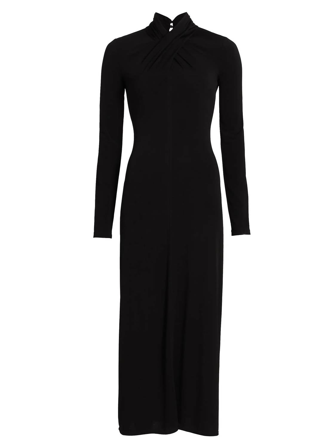 Derek Lam 10 Crosby Krini Midi Dress in black 1 - women's dress - view 4