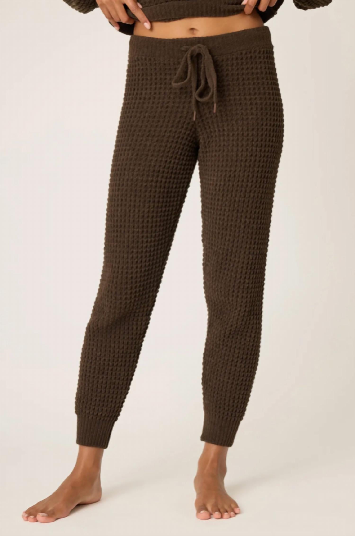 Pj Salvage - Chenille Waffle Banded Pants