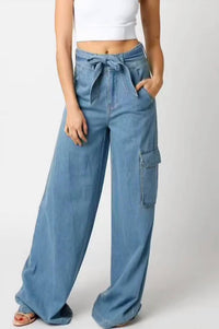 Olivaceous - Freya Denim Pants