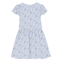 Kickee - Girls' Flutter Sleeve Twirl Dress with Pockets