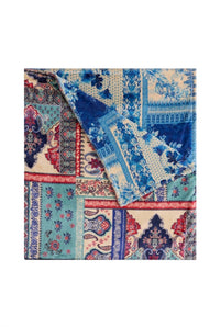 Johnny Was Ivo Laurel Canyon Cozy Blanket in blue multi - item