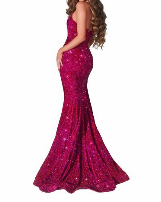 Portia&Scarlett - Velvet Sequin Maxi Dress