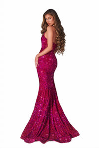 Portia&Scarlett - Velvet Sequin Maxi Dress