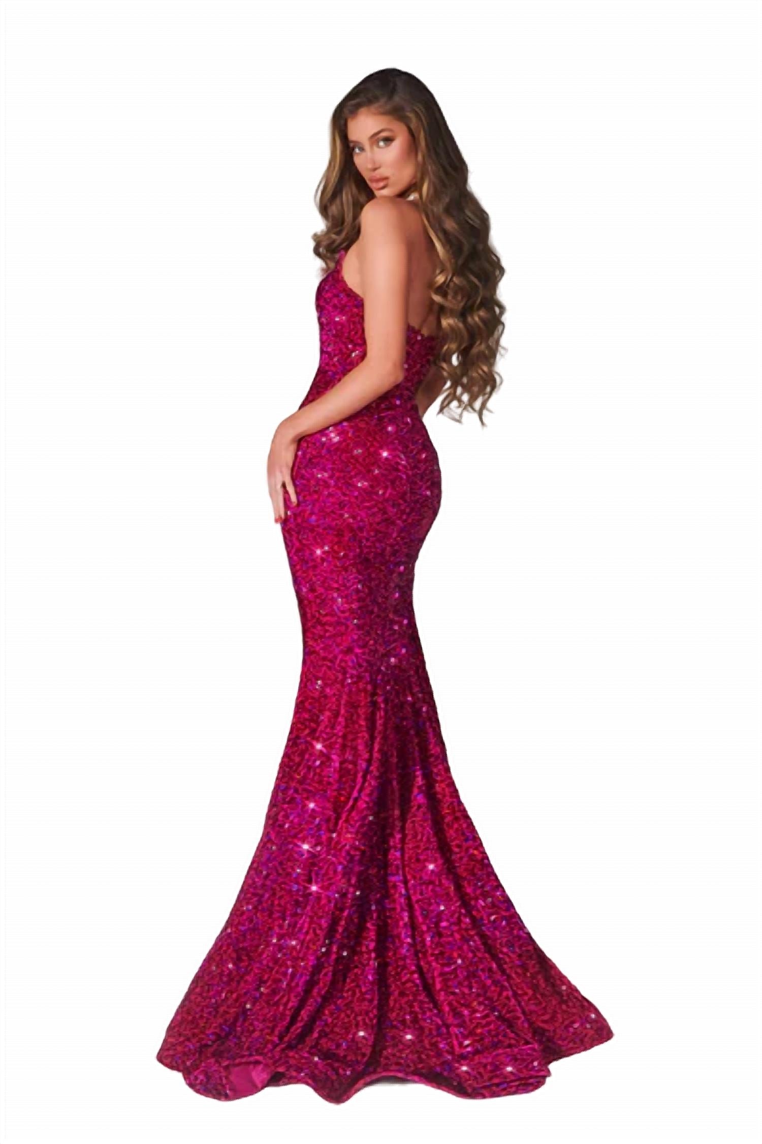 Portia&Scarlett - Velvet Sequin Maxi Dress