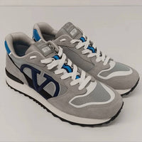 Valentino Garavani Men's V Logo Low Top Sneakers in gray - men's sneaker