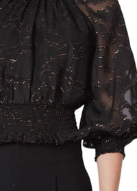Gilner Farrar - Stacy Sheered Waist Blouse