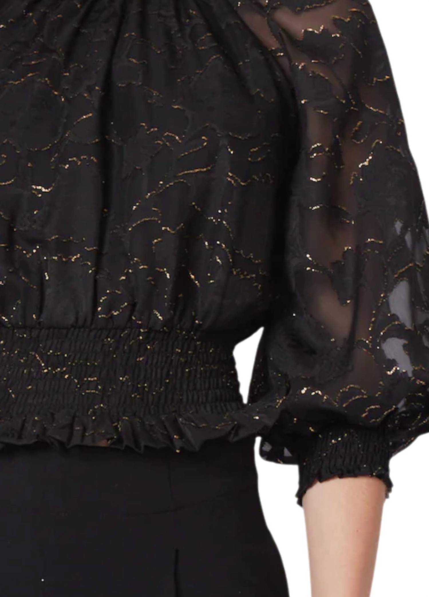 Gilner Farrar - Stacy Sheered Waist Blouse