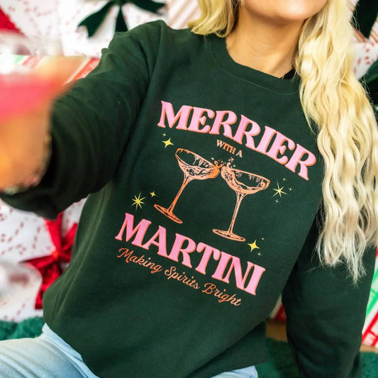 Bash - Merrier Martini Graphic Sweatshirt