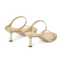 Marc Fisher - Women's Alonde Leather Heeled Slide Sandal