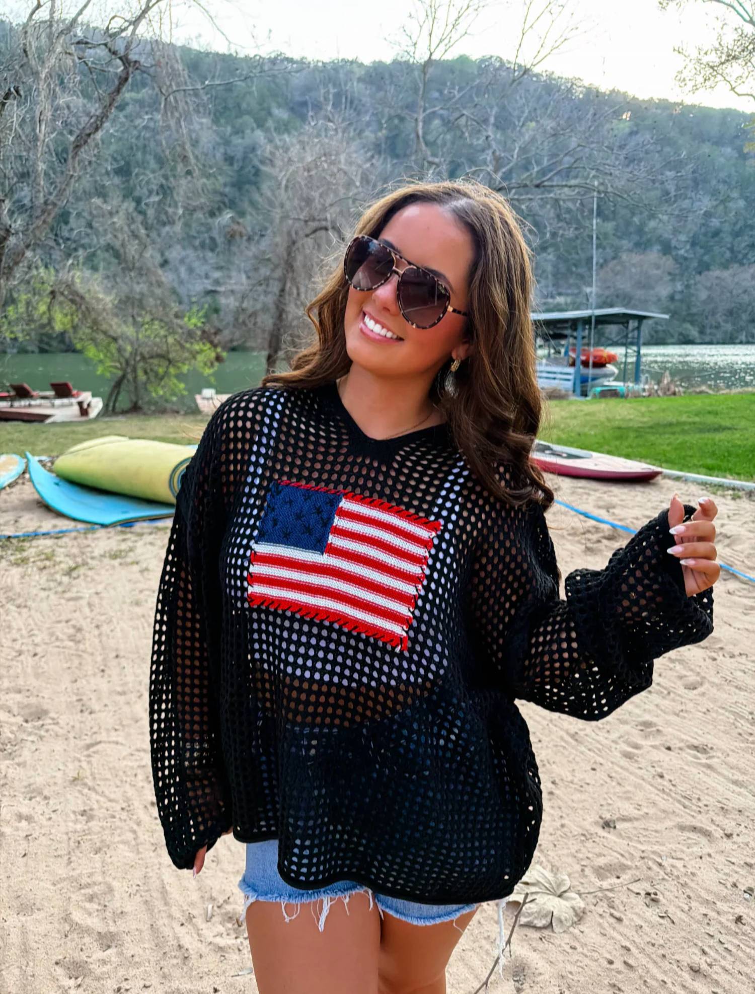 Blakeley - Freedom Flag Patch Pullover
