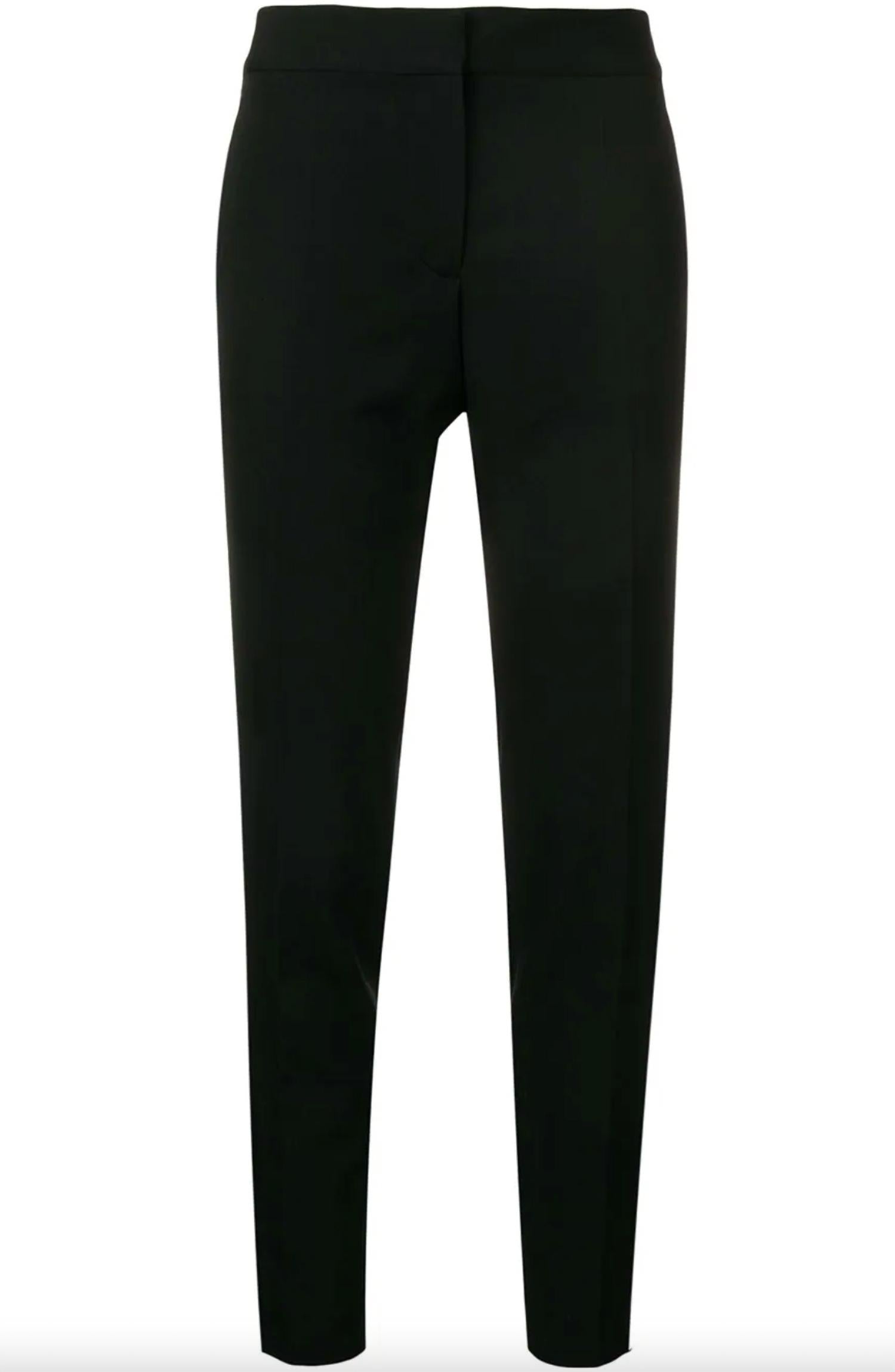 Stella McCartney Cropped Length Trouser in black - women's pants - alternate view