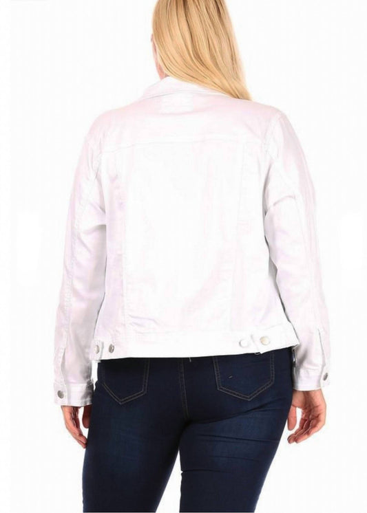 Amaryllis - Classic Denim Jacket - Plus
