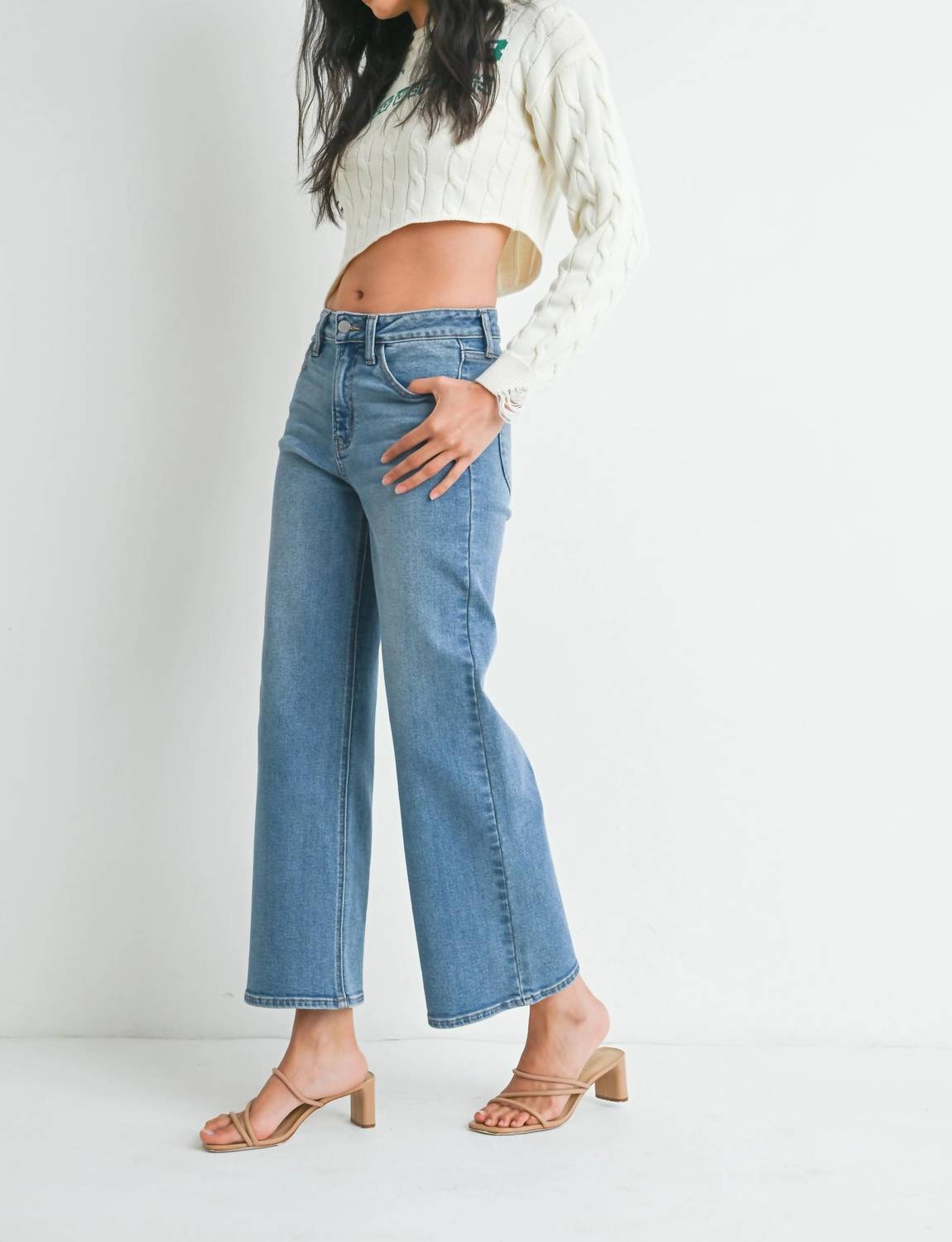 Just Usa - Slim Wide Leg Jean