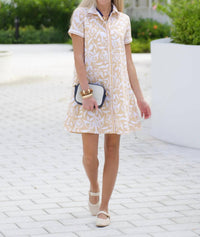 Just Darviny - Charlotte Short Sleeve Dress