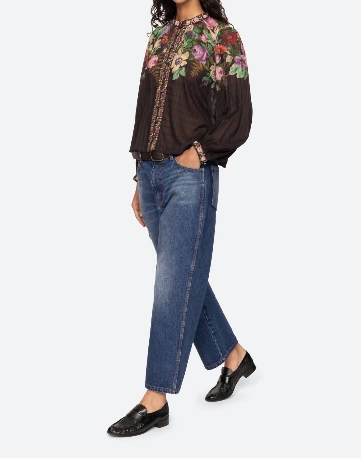 Sea - Viktoria Print Long Sleeve Blouse