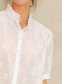 M.A.B.E. - Frani Embroidered Top