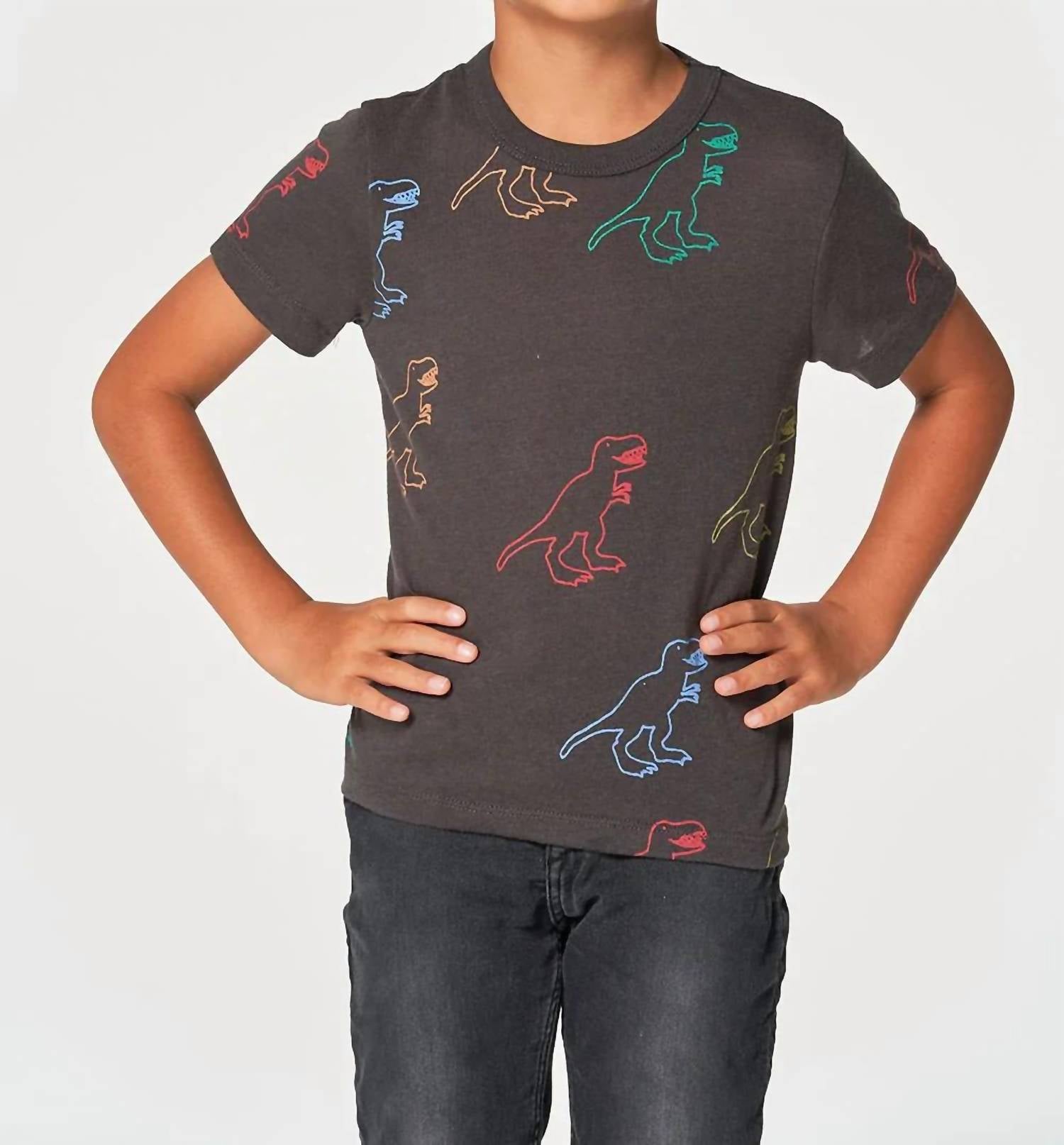Chaser - Boy's Dino Party Short Sleeve Tee