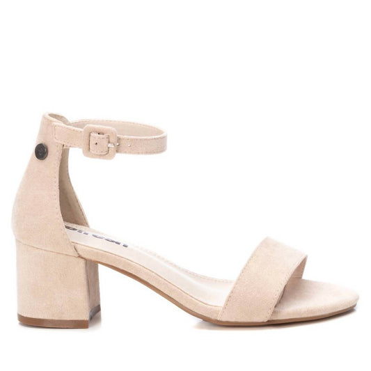 Xti - Women's Block Heel Suede Sandals