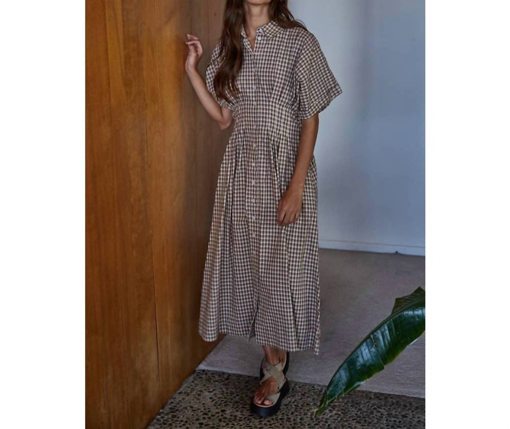 By Together - Belvedere Gingham Shirt Dress