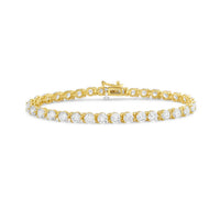 Diana M Jewels - Women's Round Lab-Grown Diamond Jewelry Bracelet (6.00 Ct) - Elegant