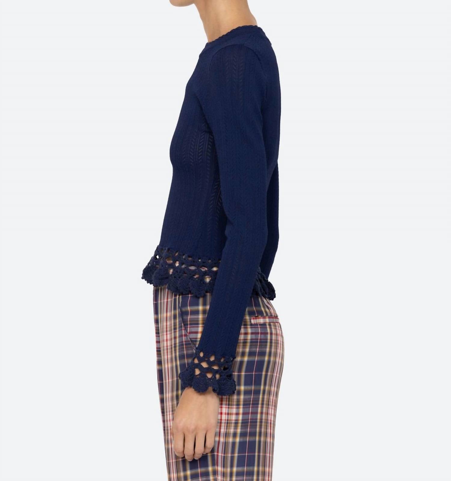 Sea - Abbie Knit Longsleeve Top