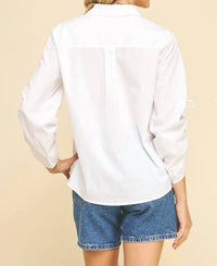 Pinch - Willow Shirred Sleeve Elegance Blouse