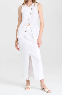 One & Only - CAPE BUTTON SKIRT SET