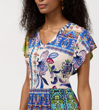 Johnny Was - Janie Favorite Tiered Tea Length Midi Dress