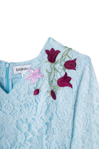 Sasha+Z - Women's Embroidery Lace Dress