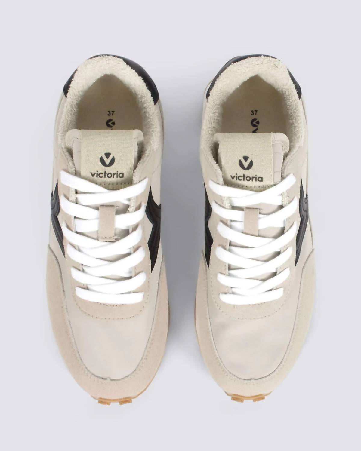 VICTORIA Women's Astro Nylon Shoes in beige black - women's sneaker - view 4