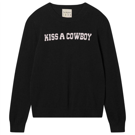 Jumper1234 - Women's Kiss A Cowboy Crew Sweater