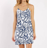 JUDE CONNALLY Bailey Somerset Mini Dress in navy - women's dress - detail view