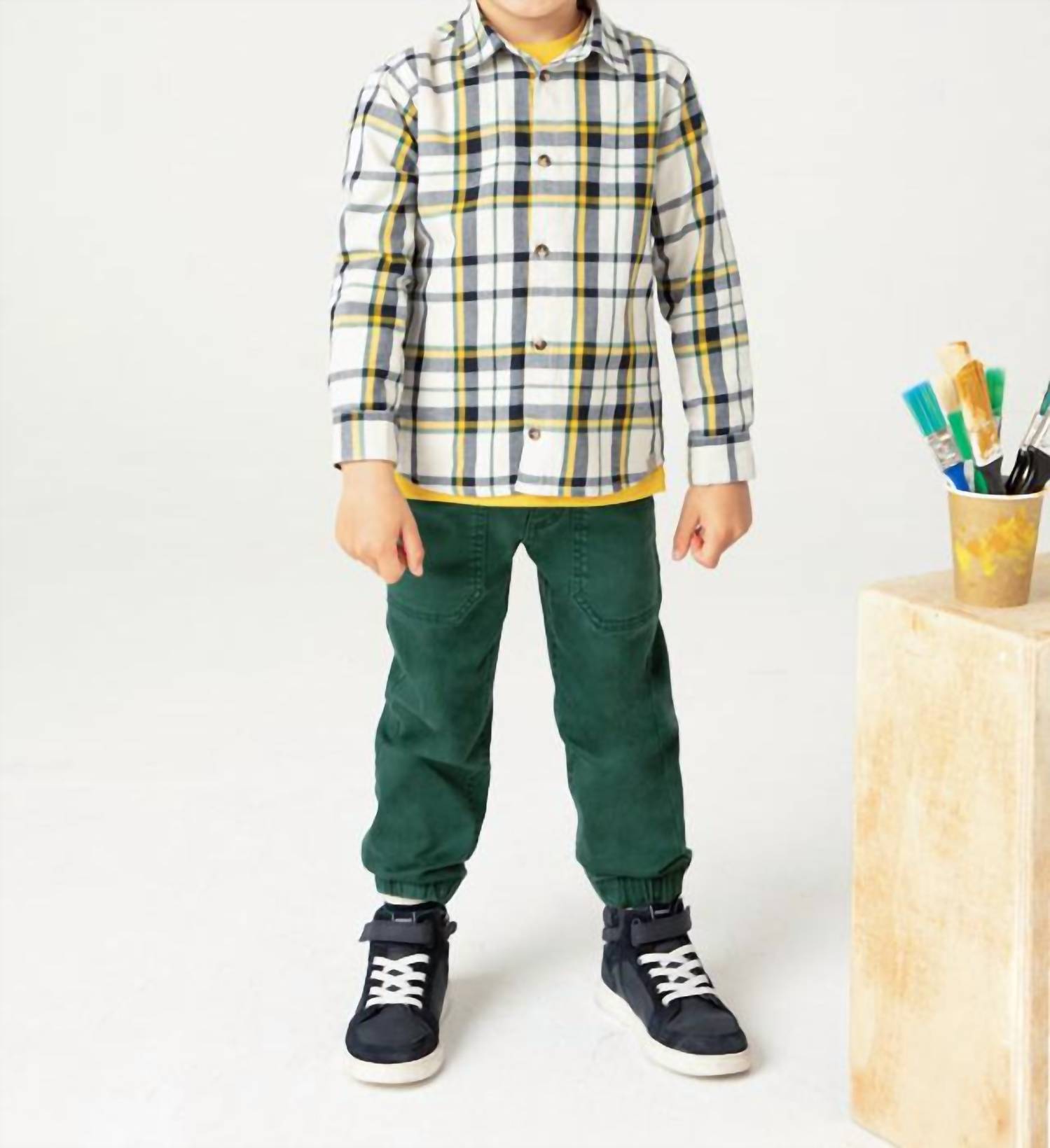 Mayoral - Boys' Plaid Shirt
